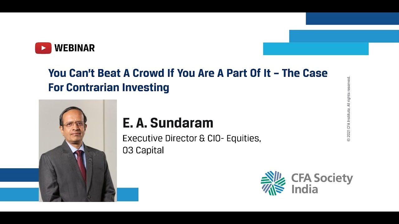 You can't beat a crowd if you are a part of it : E A Sundaram