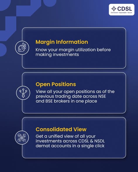 CDSL - MyEasi App features - Margin information,Open Positions and Consolidated view.